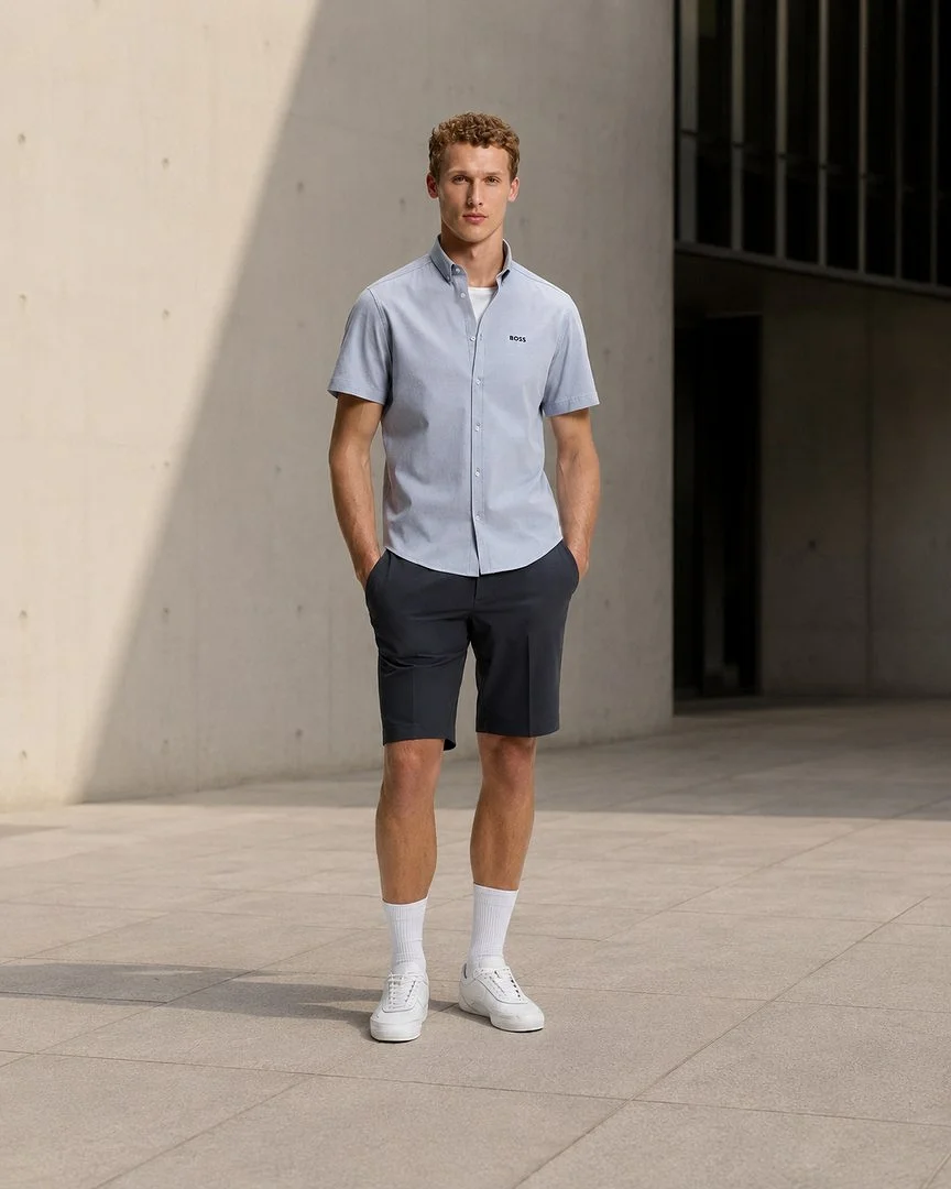 boss polos y pantalones